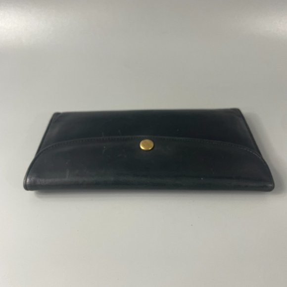 Vintage Coach Bi-fold All-Leather Long Wallet W/Checkbook Cover - Picture 5 of 14